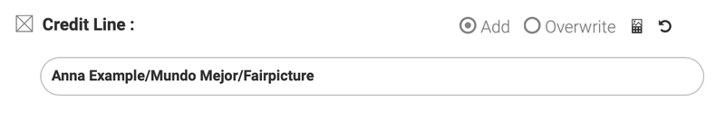 Canto_credit line field